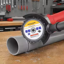 TimberCut™ – Disc Metalic cu Lanț de Drujbă pentru Flex (Polizor Unghiular)