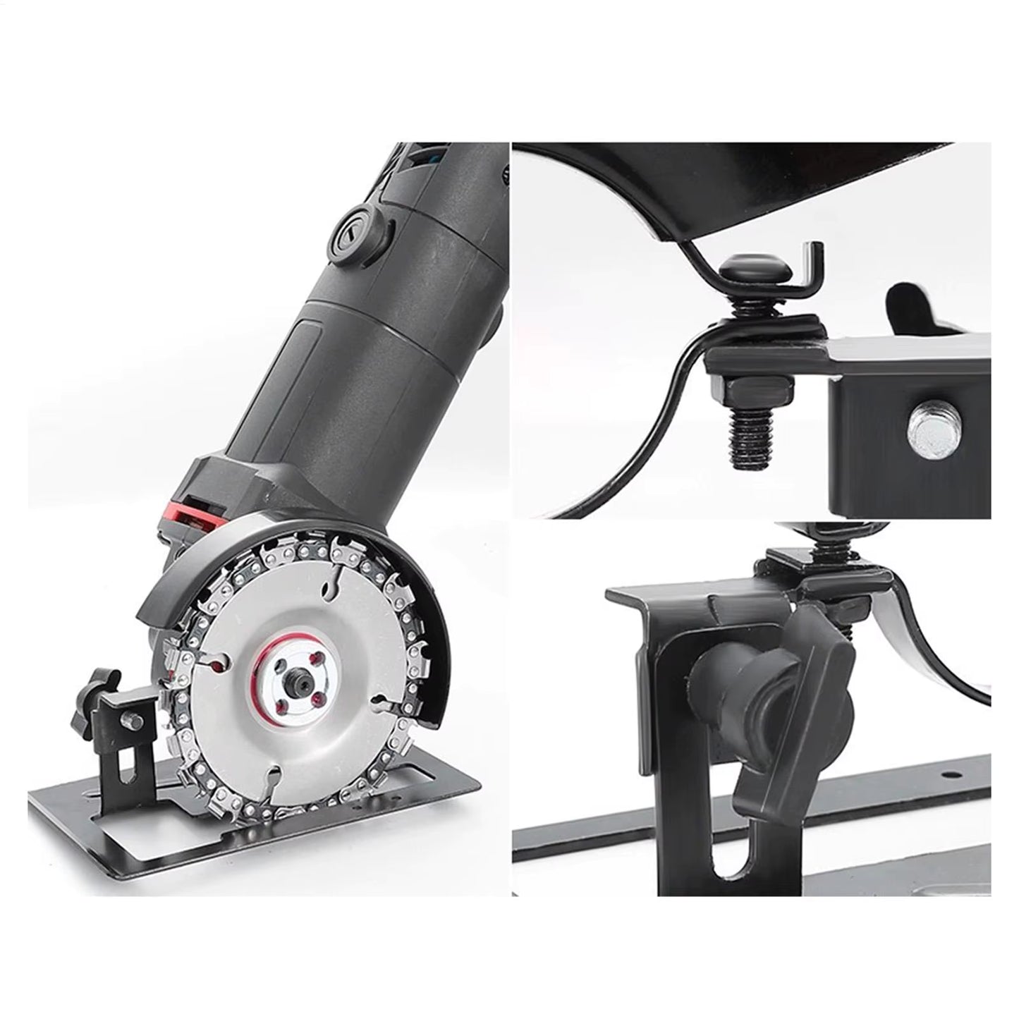 CutMaster™ – Suport de Ghidaj și Protecție pentru Flex/polizor unghiular