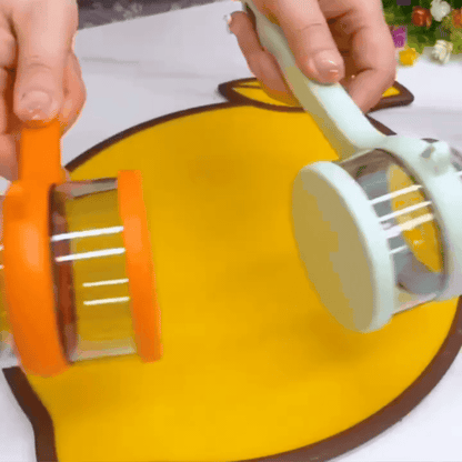 PeelMax™ – Curățător Rapid pentru Fructe și Legume cu Recipient 1+1 GRATIS
