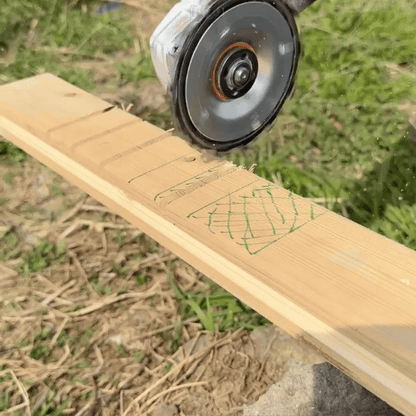 TimberCut™ – Disc Metalic cu Lanț de Drujbă pentru Flex (Polizor Unghiular)