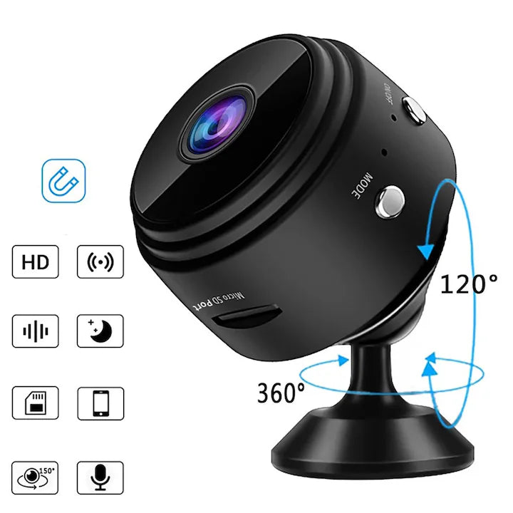 SpyGuard™ – Cameră Spion Compactă WiFi HD 1080p